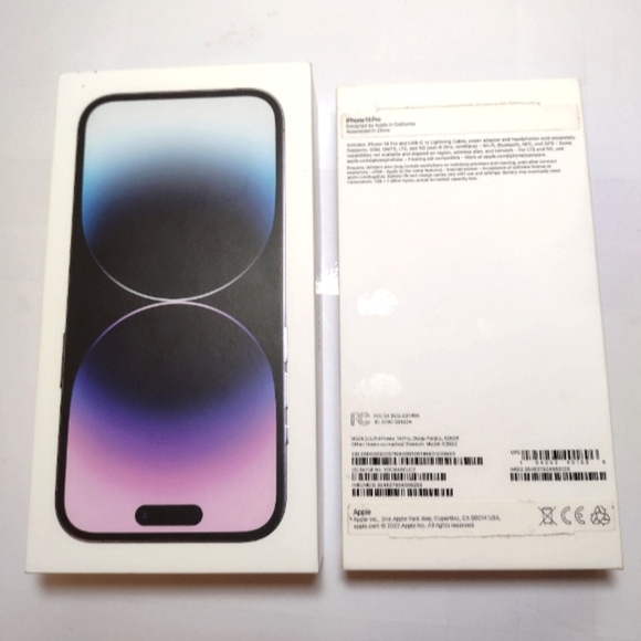 Apple Empty Box  iphone 14 Pro,Deep Purple - Picture 3 of 10
